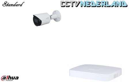 systeem met 2TB Standard 5MP bullet camera