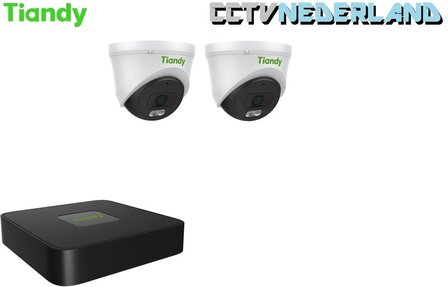 Tiandy Kit 1TB met 2 x 2MP turret camera