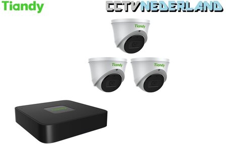 Tiandy Kit 1TB met 3 x 4MP turret camera