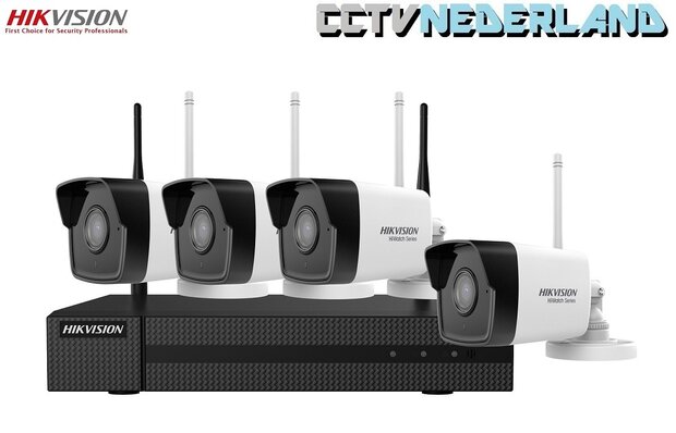 Hikvision HWK-N4142B-MH/W HiWatch WiFi Network Kit