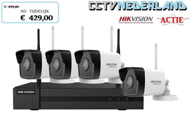 Hikvision HWK-N4142B-MH/W HiWatch WiFi Network Kit