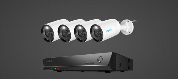 Reolink RLK8-1200B4-A-4MM 12MP PoE beveiligingsset met slimme detectie en spotlights